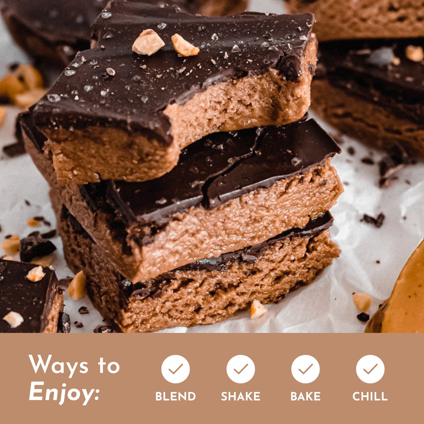 Roasted Peanut Butter Chocolate Protein Powder - Trending Wellness Store
