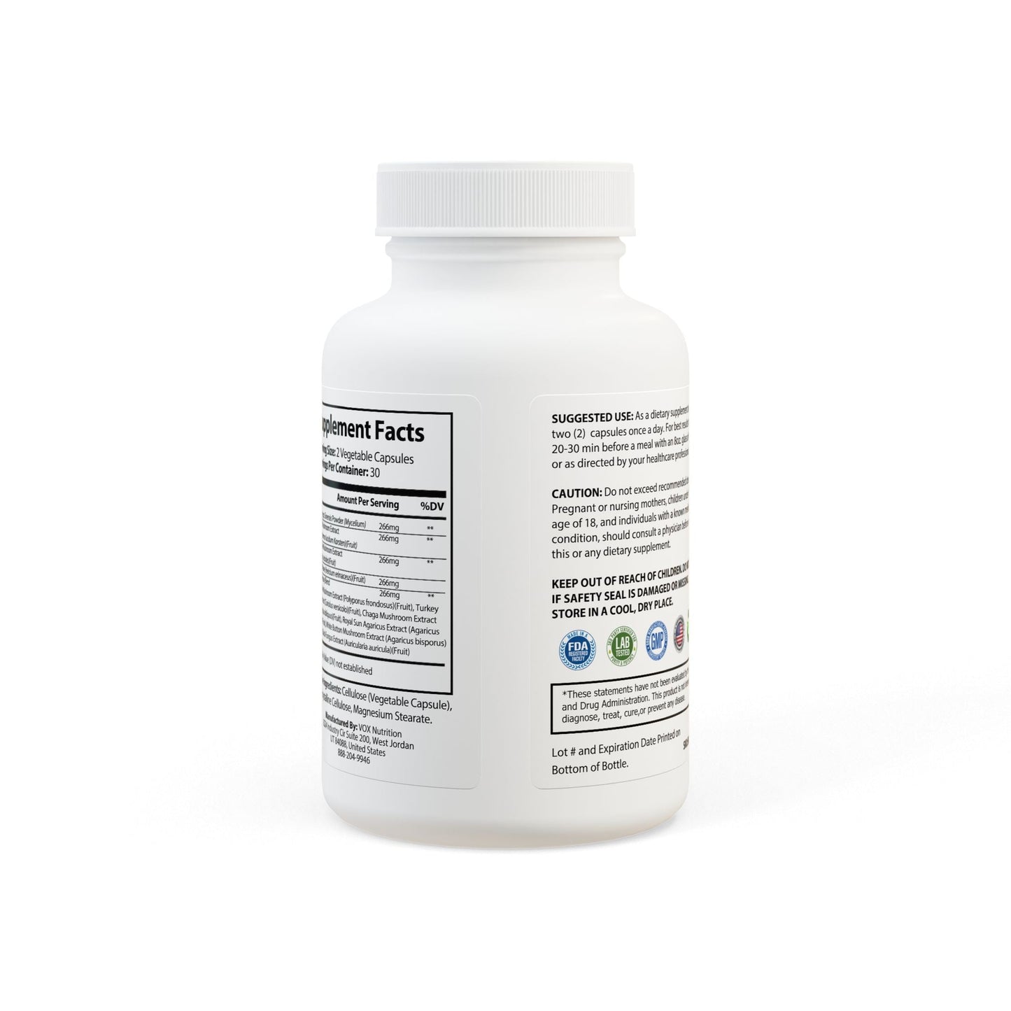 Fungora Mushroom Blend Supplement (60 Capsules) - Trending Wellness Store