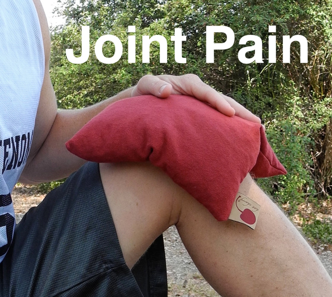 Summer Stack ––3 Square Denim Pillows –– Red, Blue & Natural - Trending Wellness Store