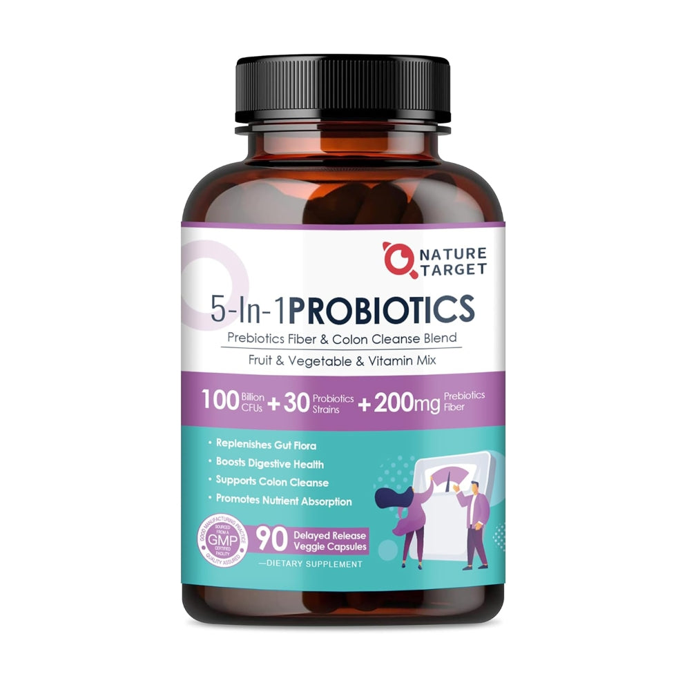 3-in-1 Digestive Health Probiotics, 100 Billion CFUs, 200mg - Trending Wellness Store