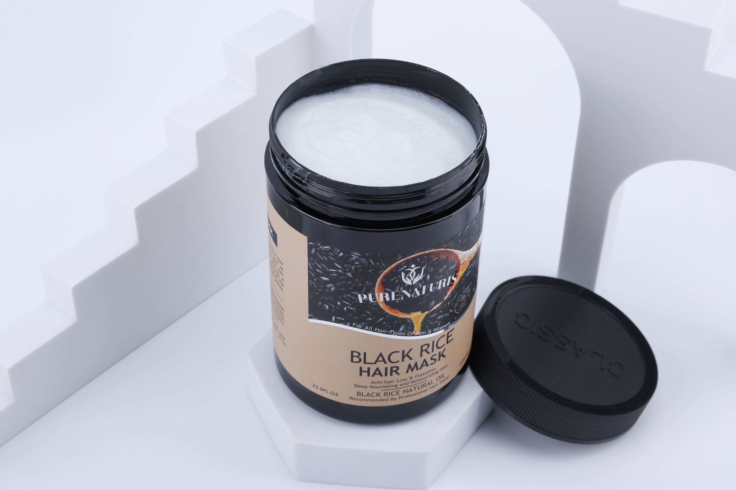 Natural Black Rice Hair Mask 35.2 Fl Oz - Trending Wellness Store