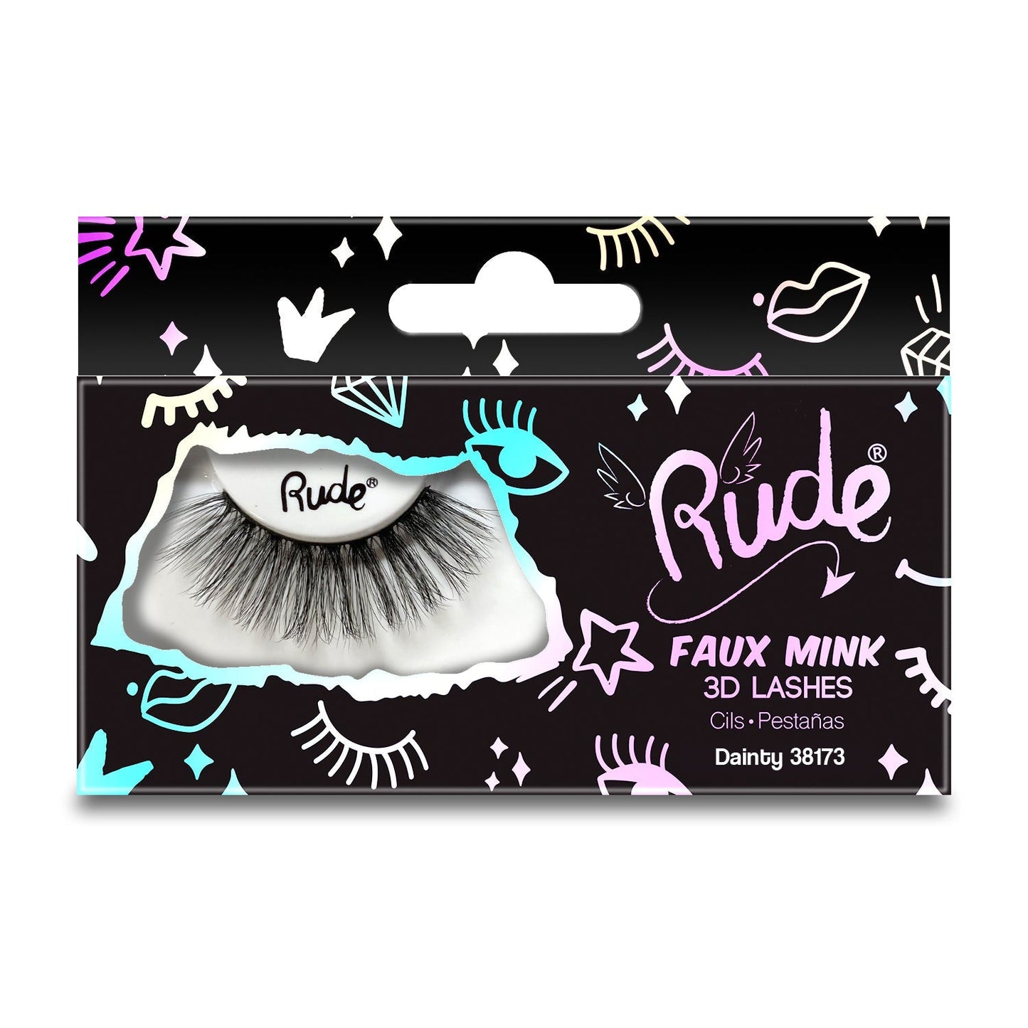 RUDE Essential Faux Mink 3D Lashes - Dainty - Trending Wellness Store