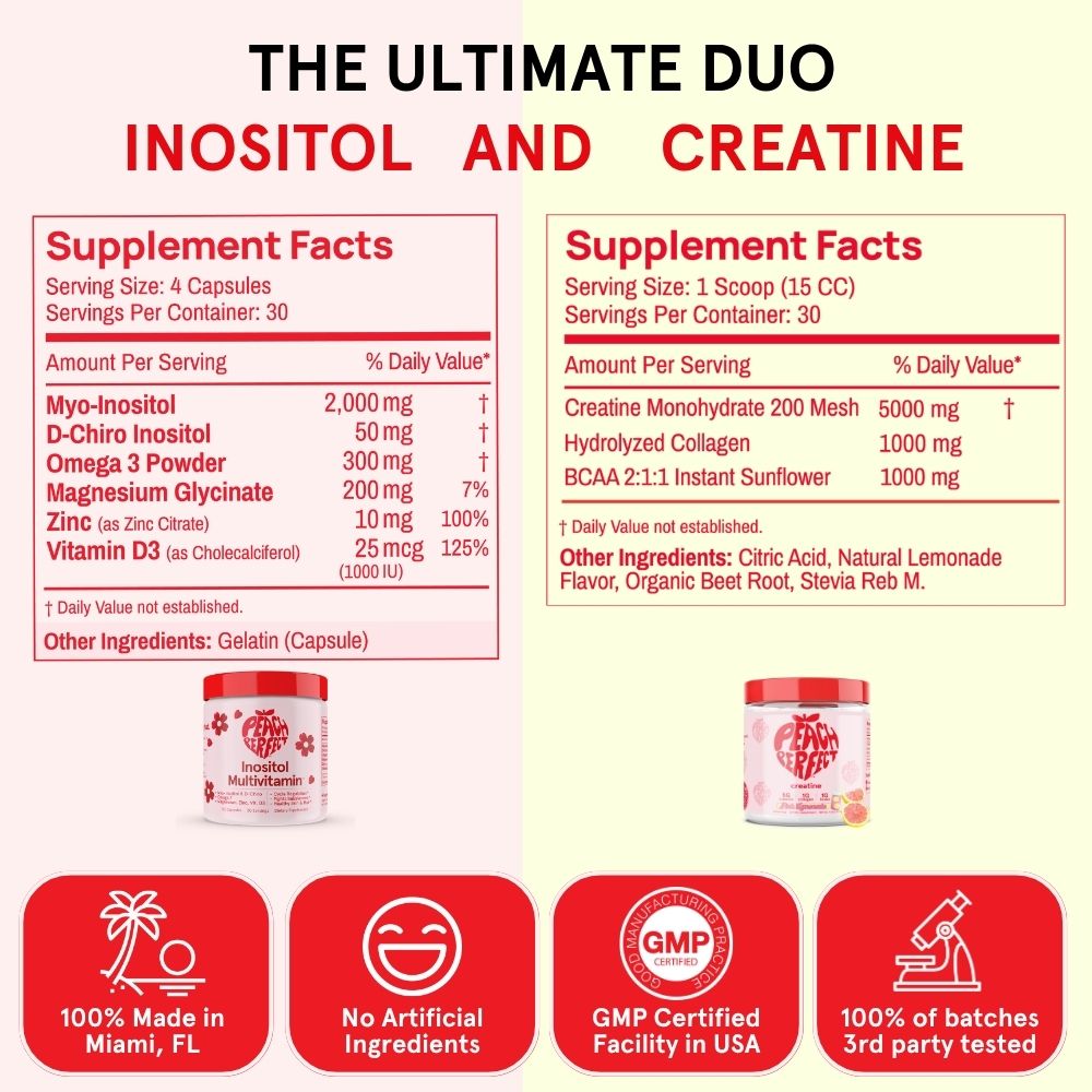 Curve Combo - Creatine + Inositol Multivitamin Bundle - Trending Wellness Store
