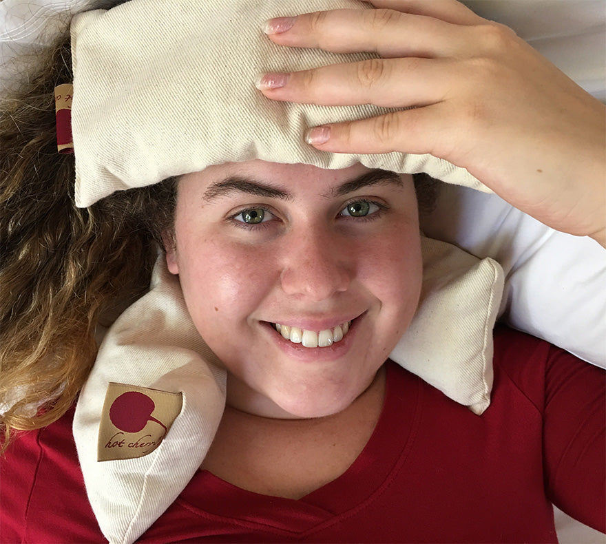 Feel Better Pack in Natural Denim: Square, Eye Pillow & Neck Wrap - Trending Wellness Store