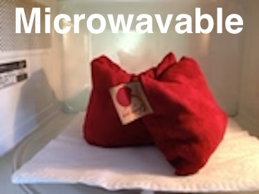Hot Cherry Neck Wrap in Plush Red Ultra-Suede - Trending Wellness Store