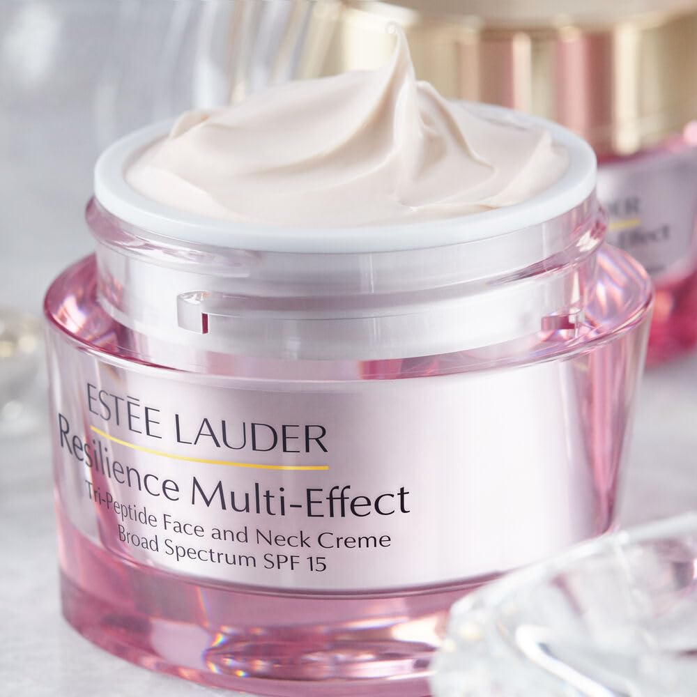 Estée Lauder Resilience Multi-Effect Tri-Peptide Face and Neck Cream Moisturizer SPF 15 | Plumping & Anti-Aging - Trending Wellness Store