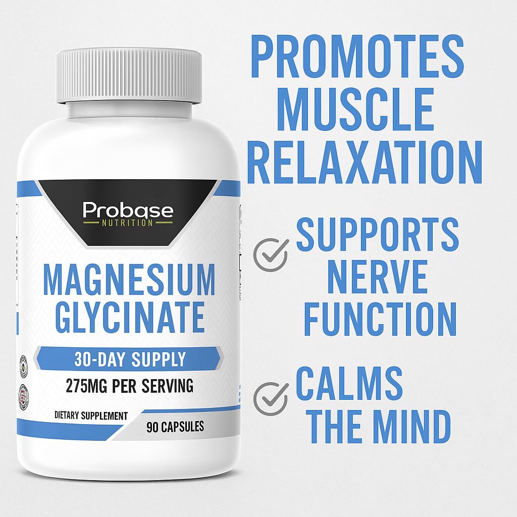 Magnesium Glycinate 60 Capsules 30-Day Supply - Trending Wellness Store