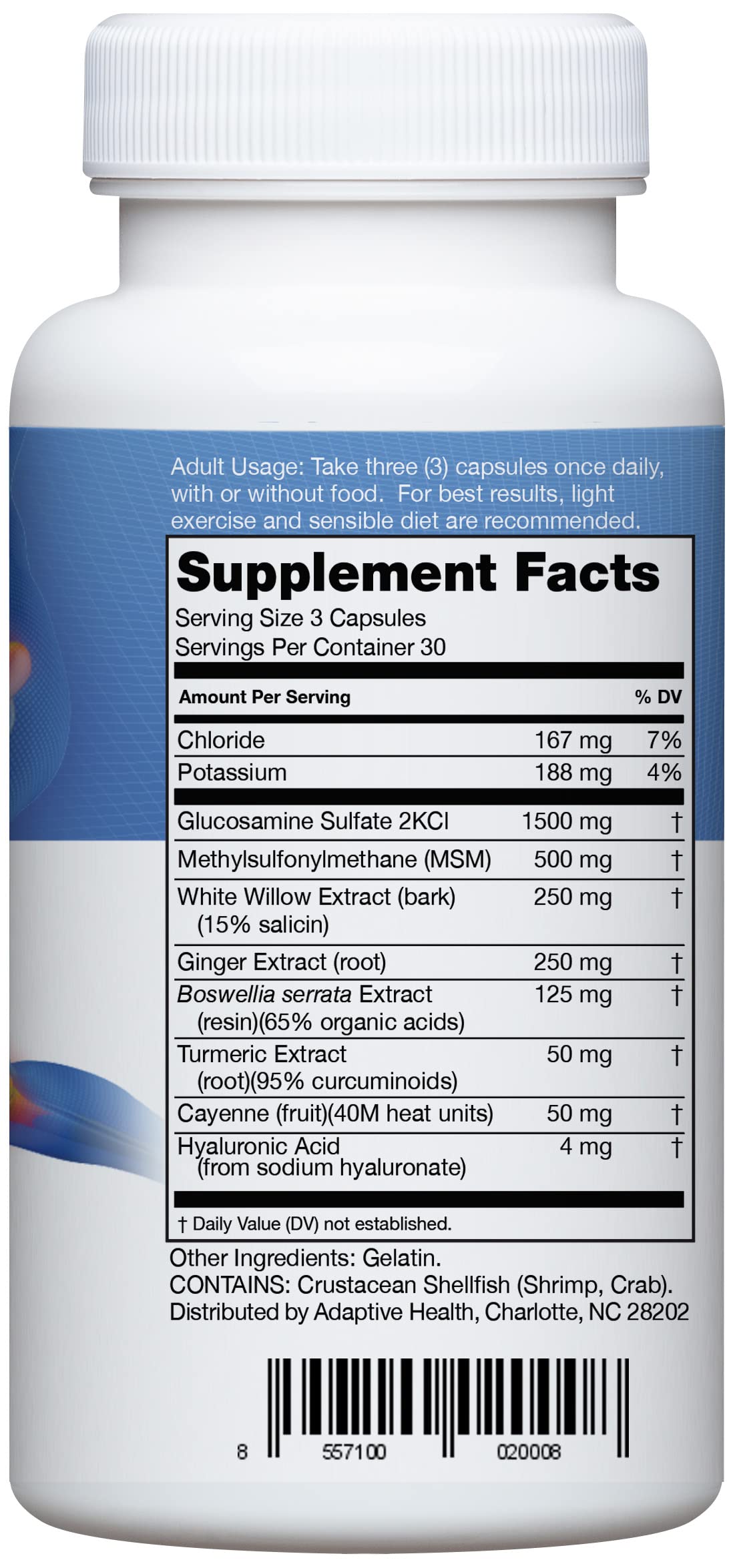 Instaflex Joint Support Supplement - Clinically Studied Joint Relief Blend of Glucosamine, MSM, White Willow, Turmeric, Ginger, Cayenne, Hyaluronic Acid - 90 Capsules - Trending Wellness Store