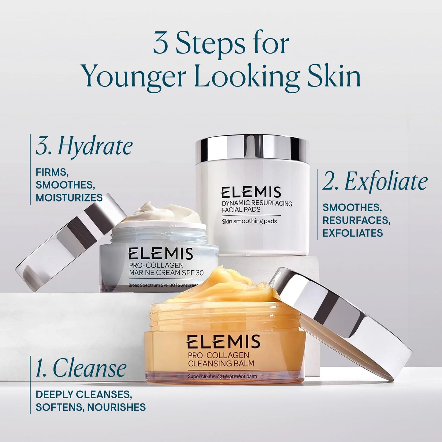 ELEMIS Pro-Collagen Marine Cream SPF 30, Lightweight Anti-Wrinkle Daily Facial Moisturizer - Trending Wellness Store