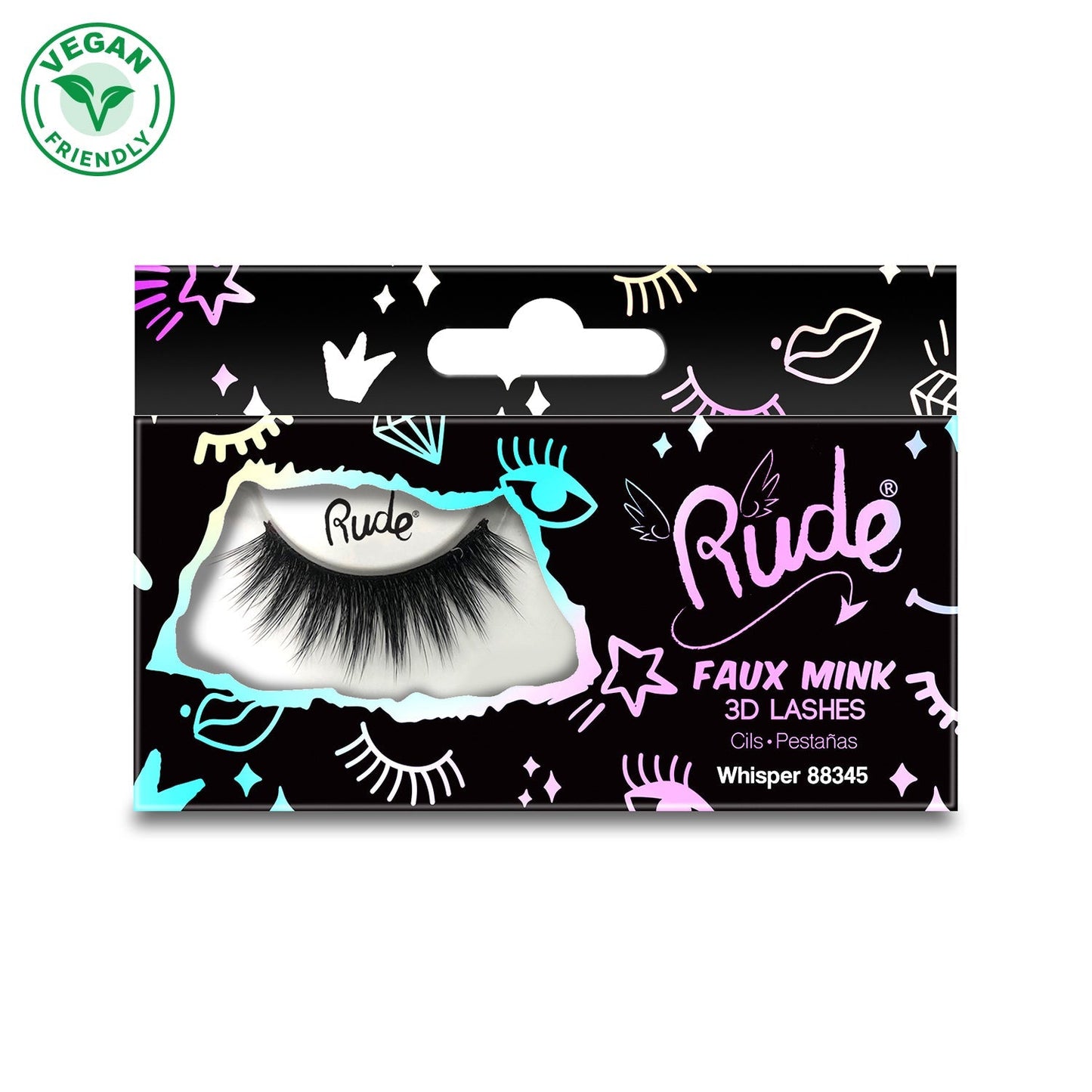 RUDE Essential Faux Mink 3D Lashes - Whisper - Trending Wellness Store