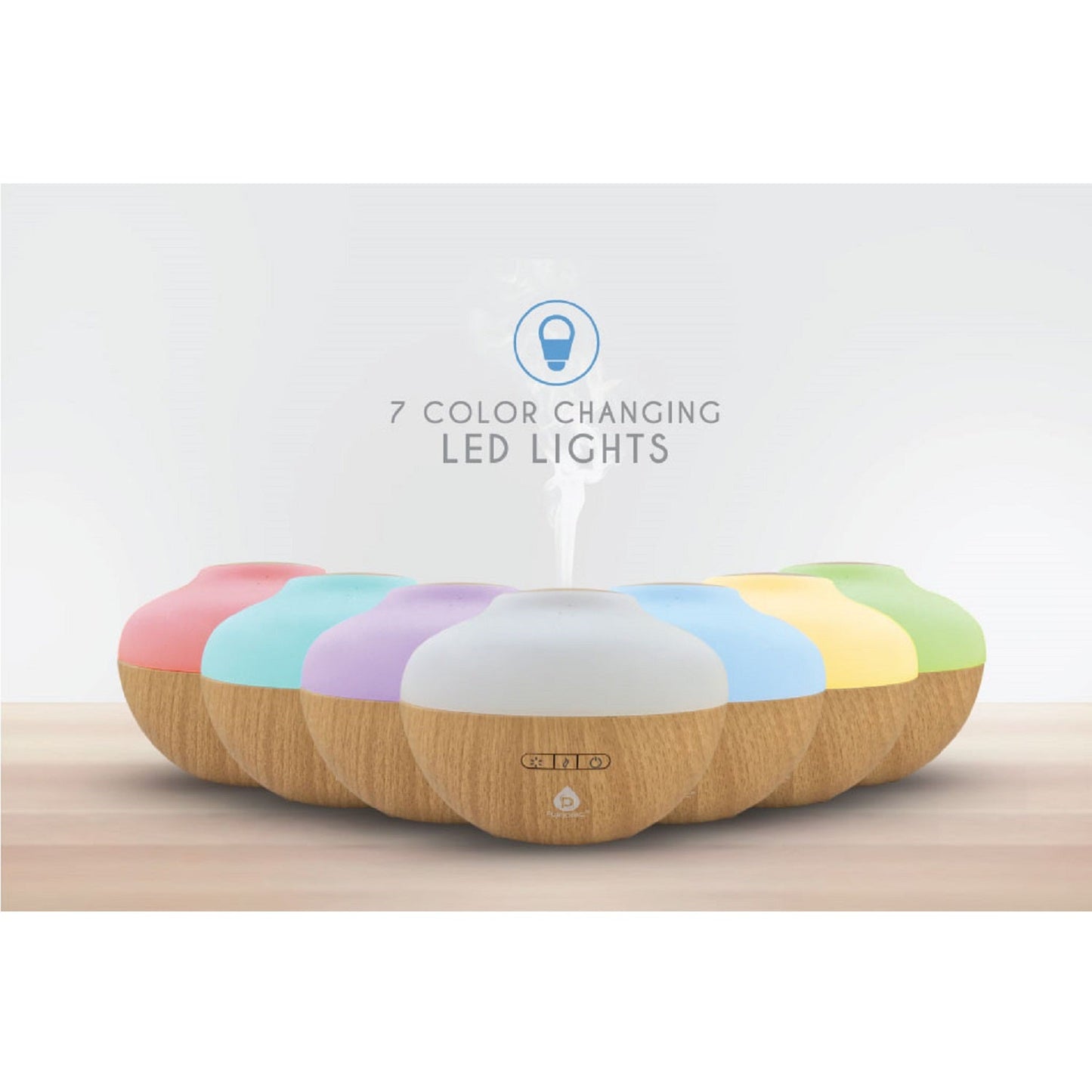 Pursonic Aromatherapy Diffuser & Essential Oil Set-Ultrasonic Top 3 Oils-300ml with 2 Mist Settings 7 Ambient Light Settings - Trending Wellness Store