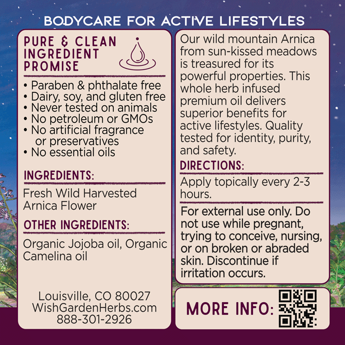 Arnica Oil Nurture & Restore - Trending Wellness Store