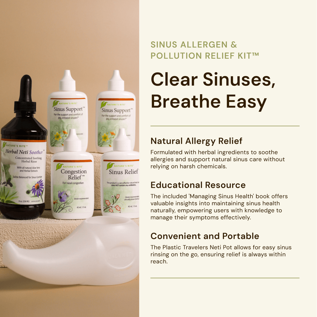 Sinus Allergen & Pollution Relief Kit™ - Trending Wellness Store