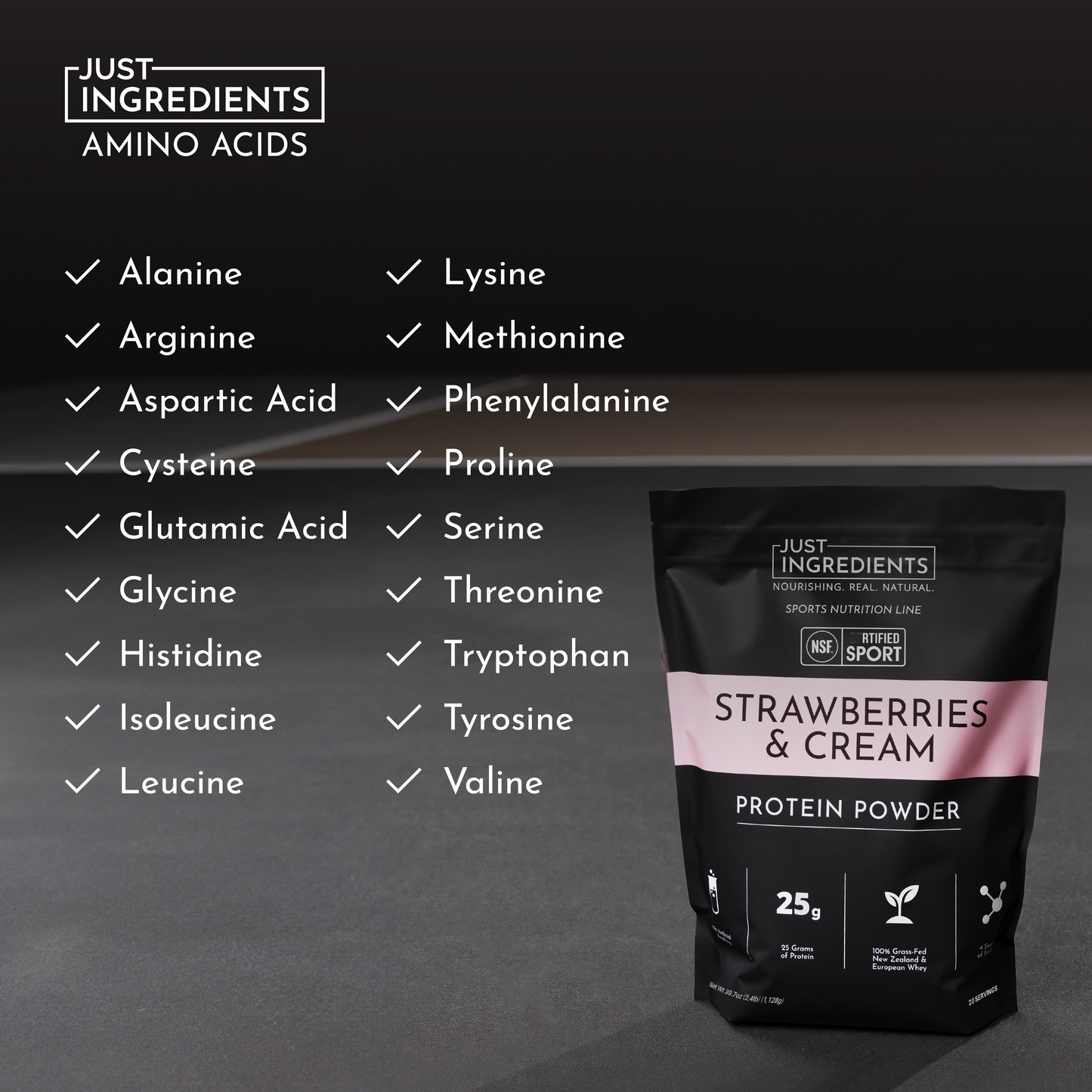Strawberries and Cream Protein Powder - NSF - Trending Wellness Store