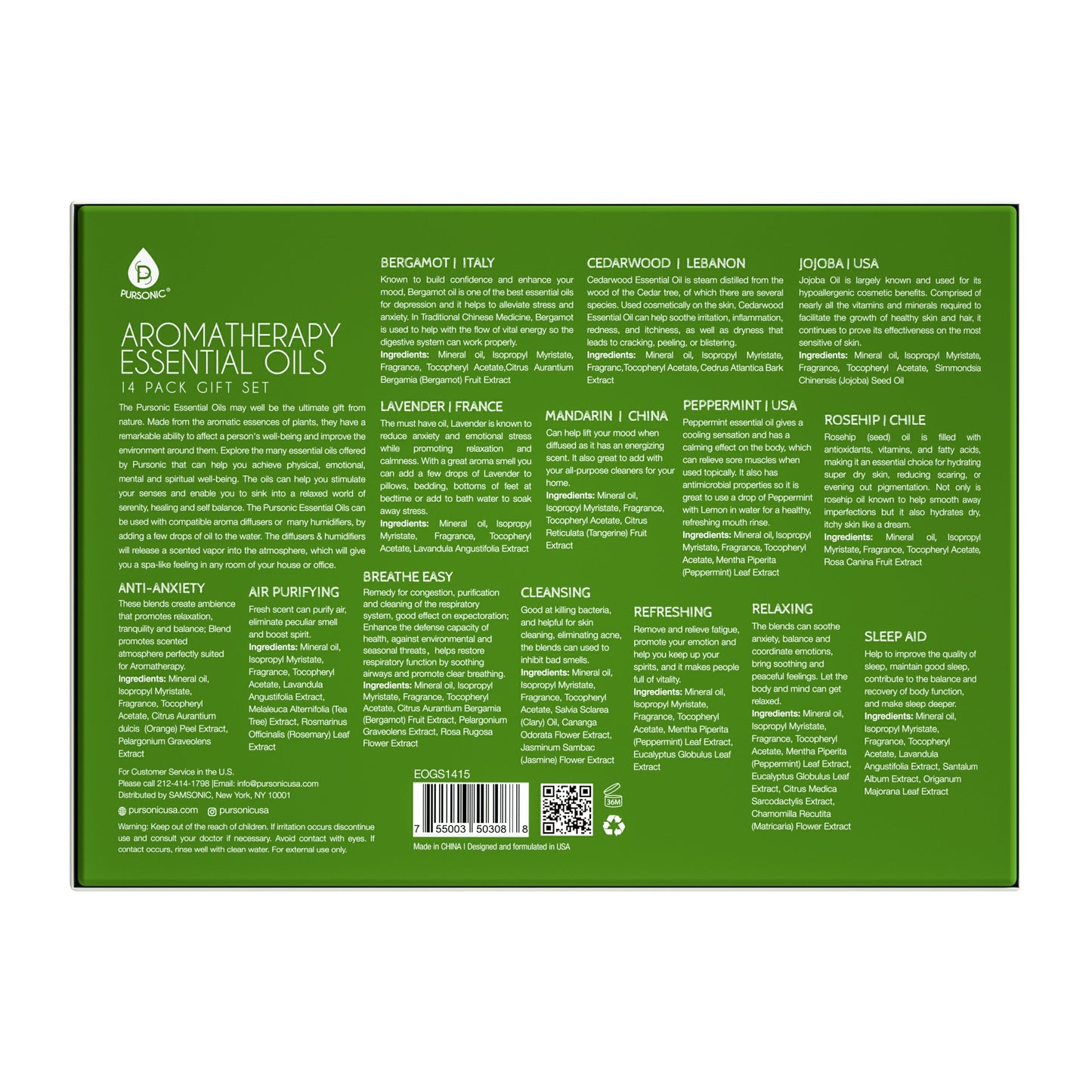 Aromatherapy Essential Oils 14-Pack Gift Set - Trending Wellness Store