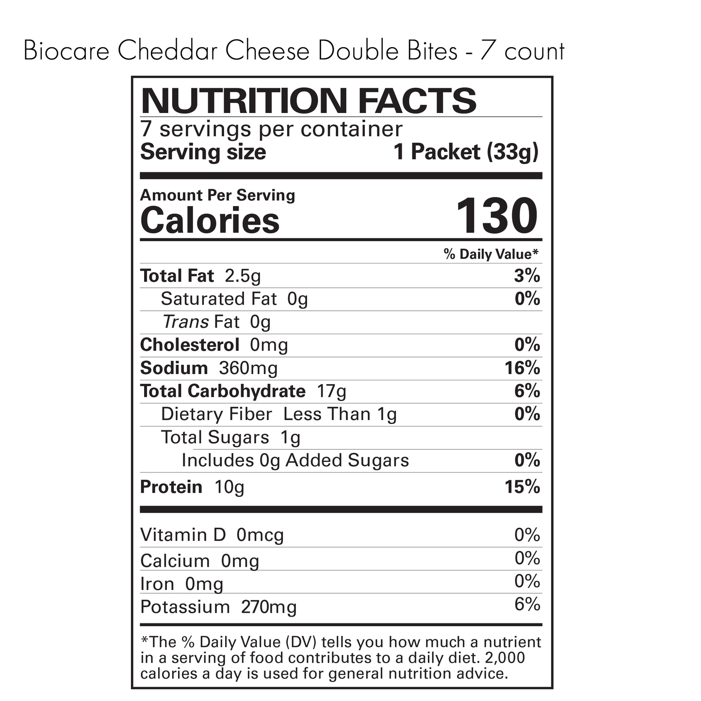 High Protein Cheddar Cheese Double Bites - Trending Wellness Store