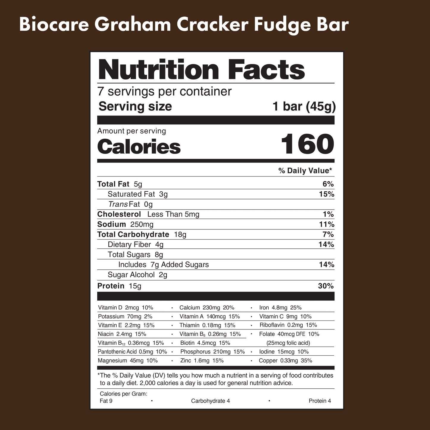 15G Protein Graham Cracker Fudge Bar - Trending Wellness Store