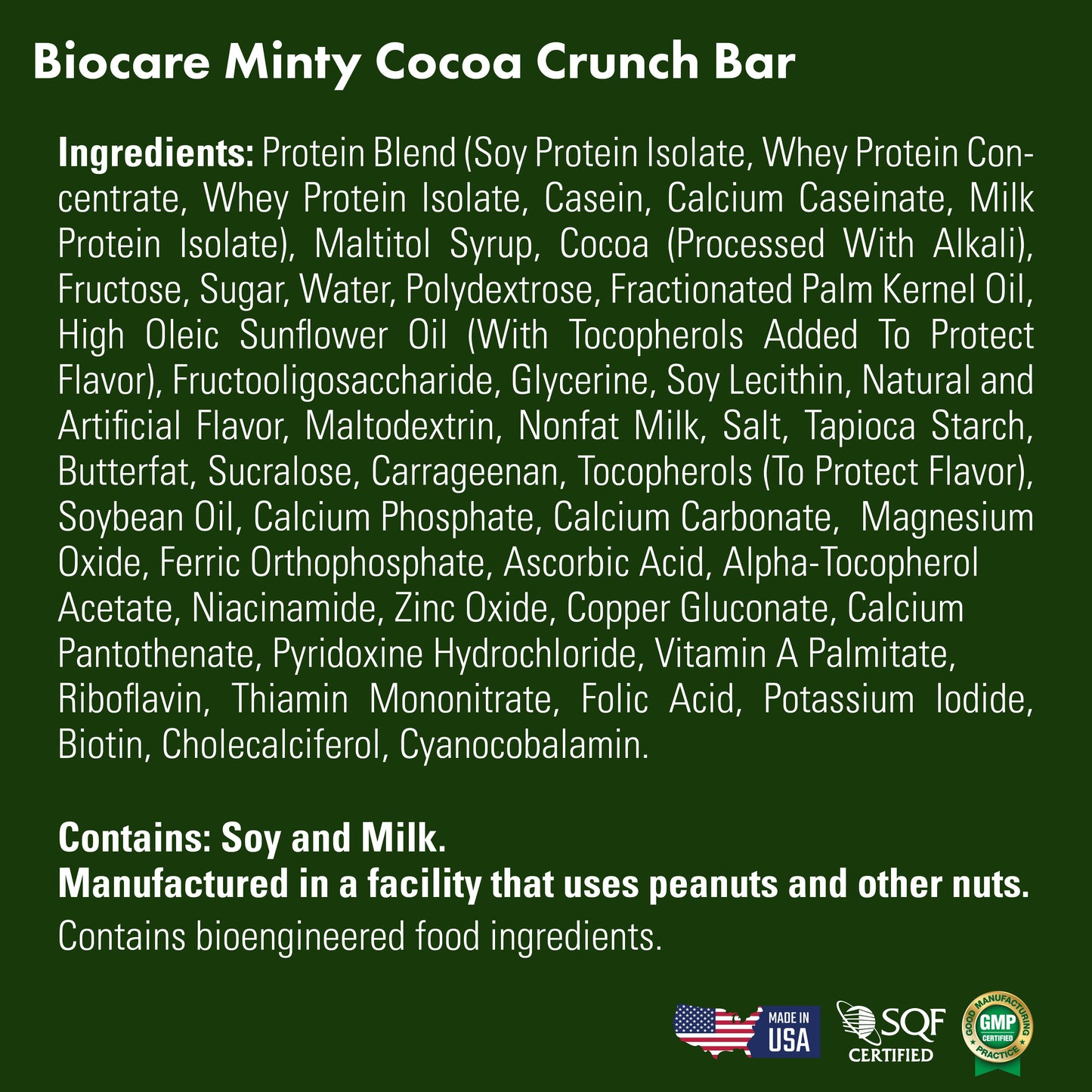 15G Protein Minty Cocoa Crunch Bar - Trending Wellness Store