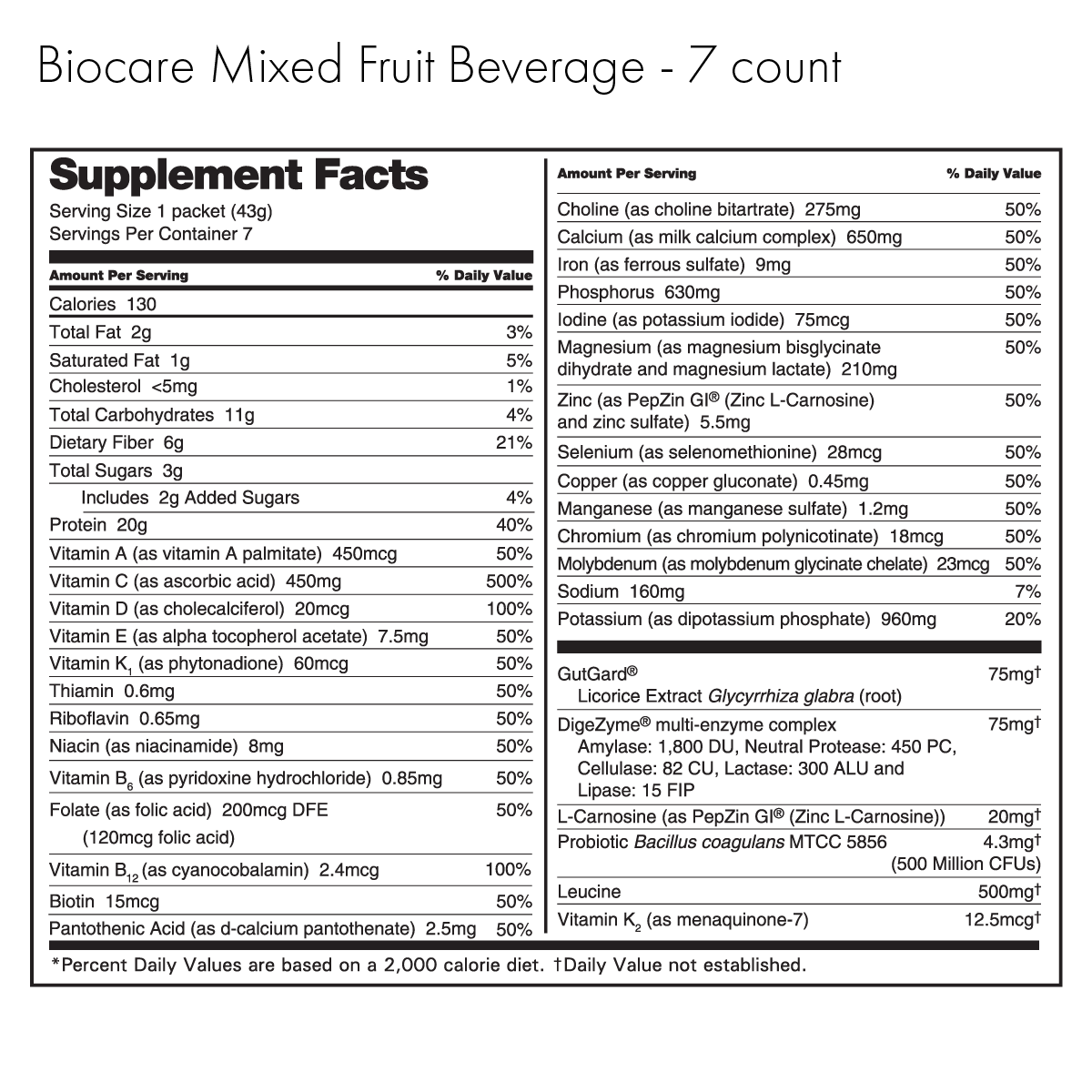 Mixed Fruit Beverage - 7 count - Trending Wellness Store