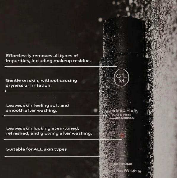 CLM Skindeep Purity powder cleanser for face and neck - Trending Wellness Store