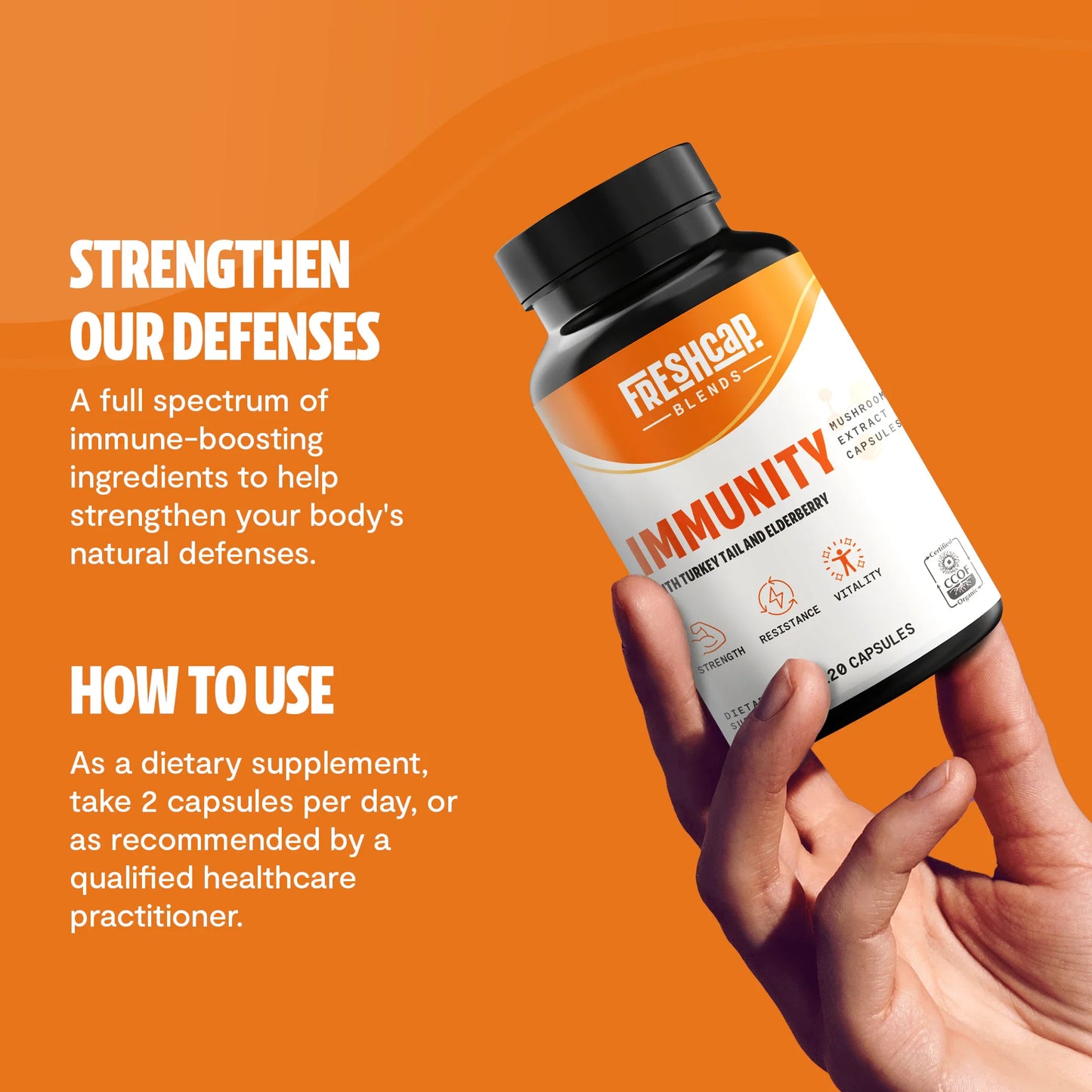 Immunity Blend Capsules, 120 count - Trending Wellness Store