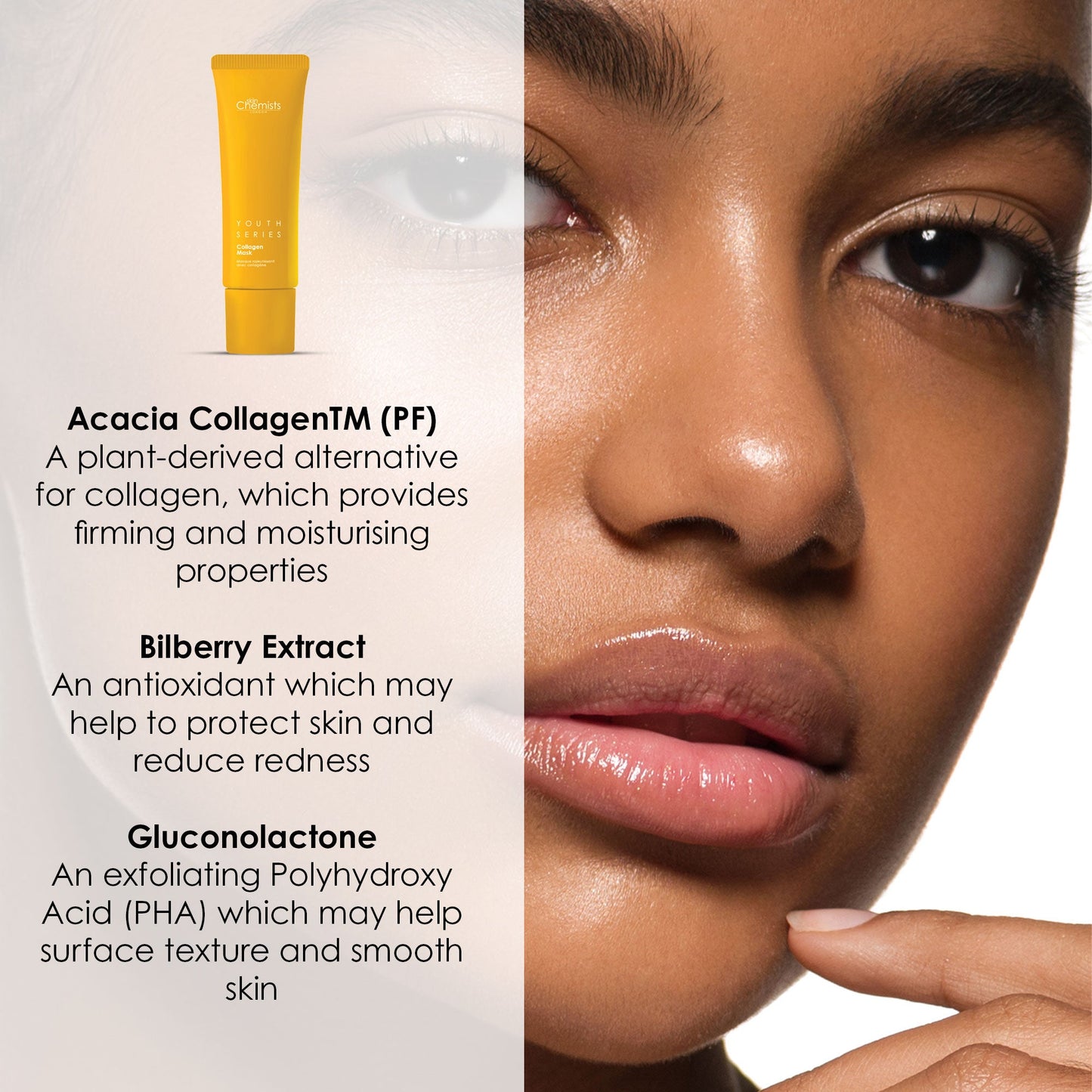 1% Collagen Mask 50ml (Vegan) - Trending Wellness Store