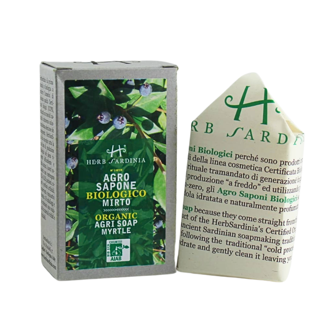 Herb Sardinia Organic Artisanal Agri-Soap Myrtle - Trending Wellness Store