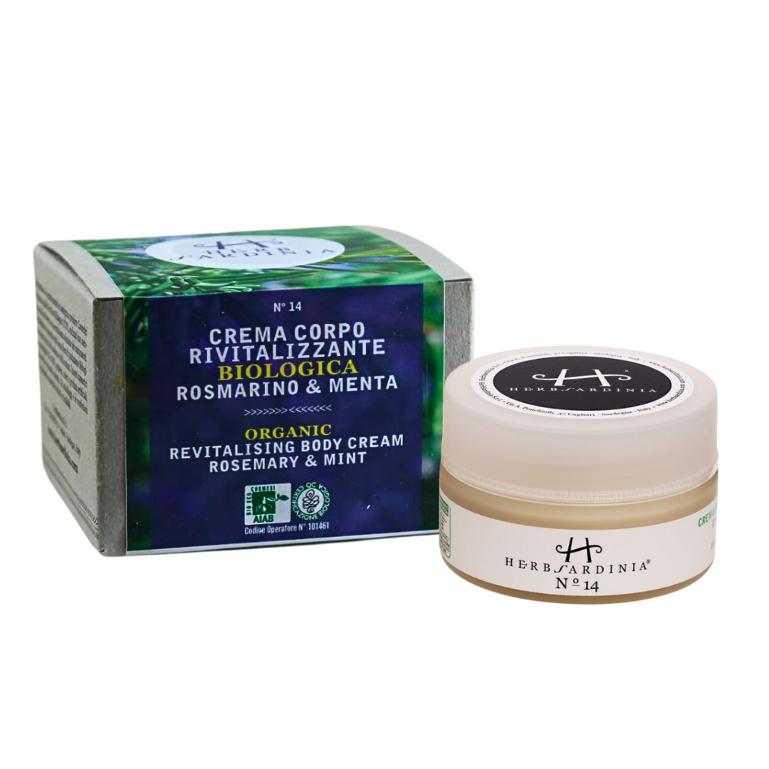 Herb Sardinia Revitalizing Body Cream with Organic Rosemary & Mint 100 ml - Trending Wellness Store