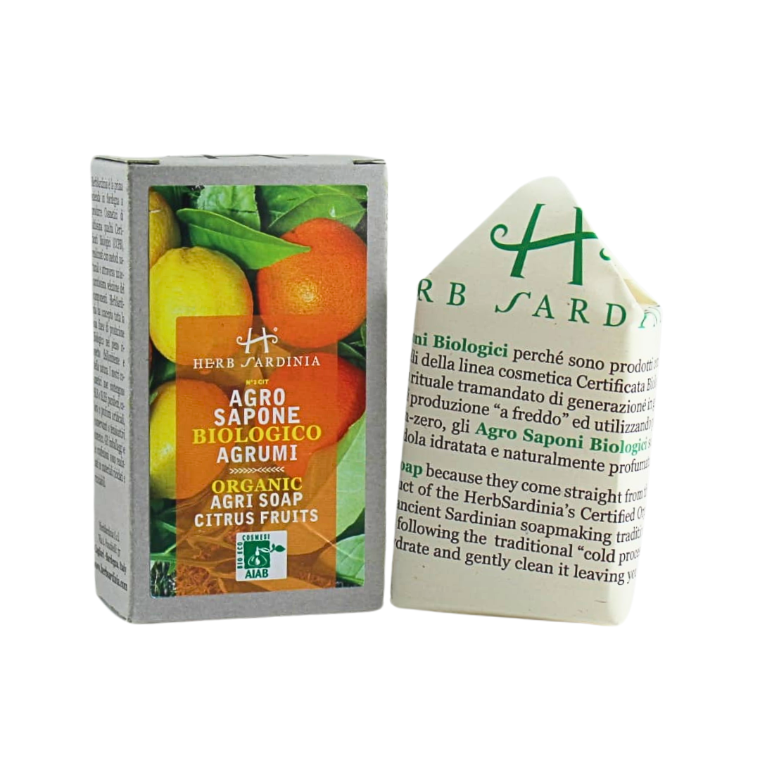 Herb Sardinia Organic Artisanal Agri-Soap Citrus Fruits - Trending Wellness Store