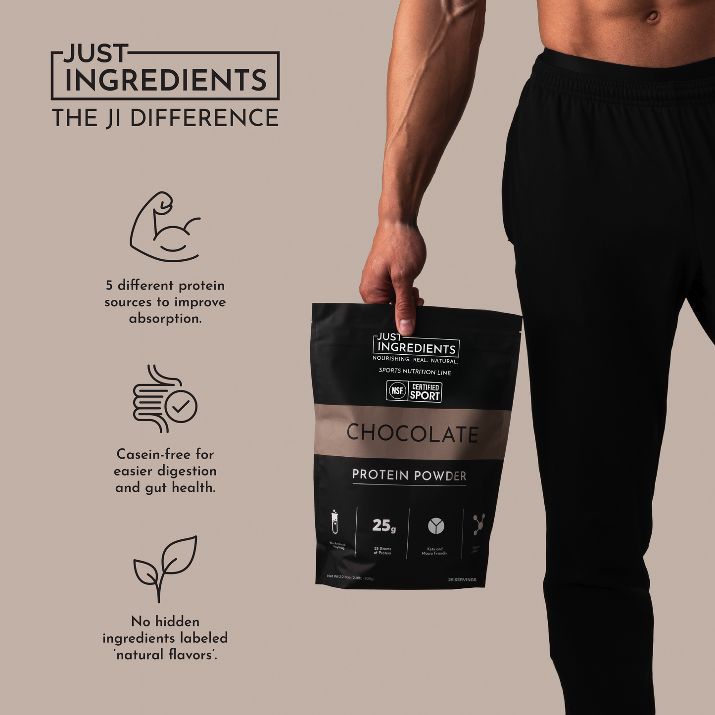Chocolate Protein Powder - NSF - Trending Wellness Store