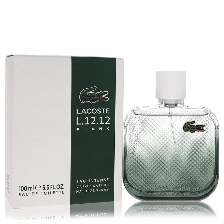 Lacoste Eau De Lacoste L.12.12 Blanc Eau Intense by Lacoste Eau De Toilette Spray 3.3 oz for Men - Trending Wellness Store