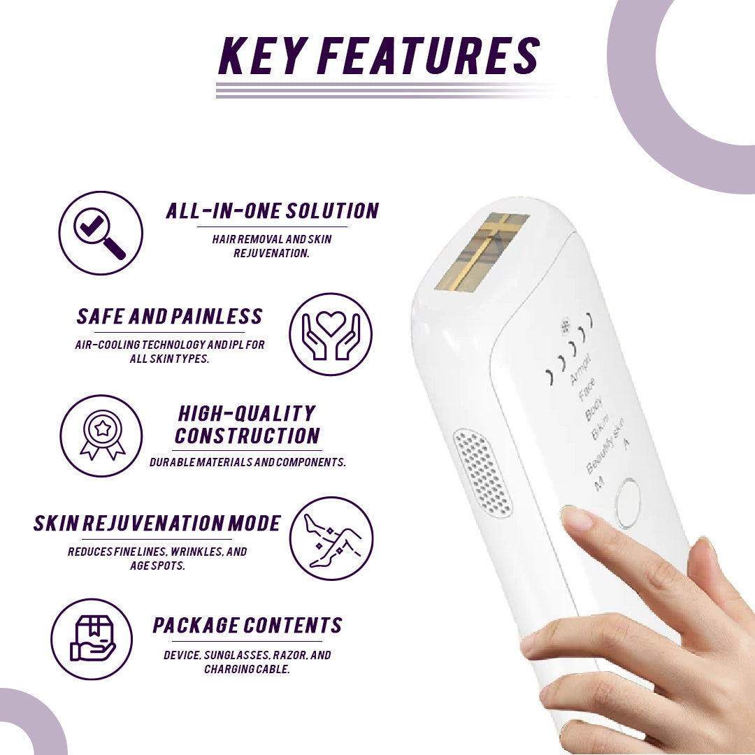 Laser IPL Hair Removal - Trending Wellness Store