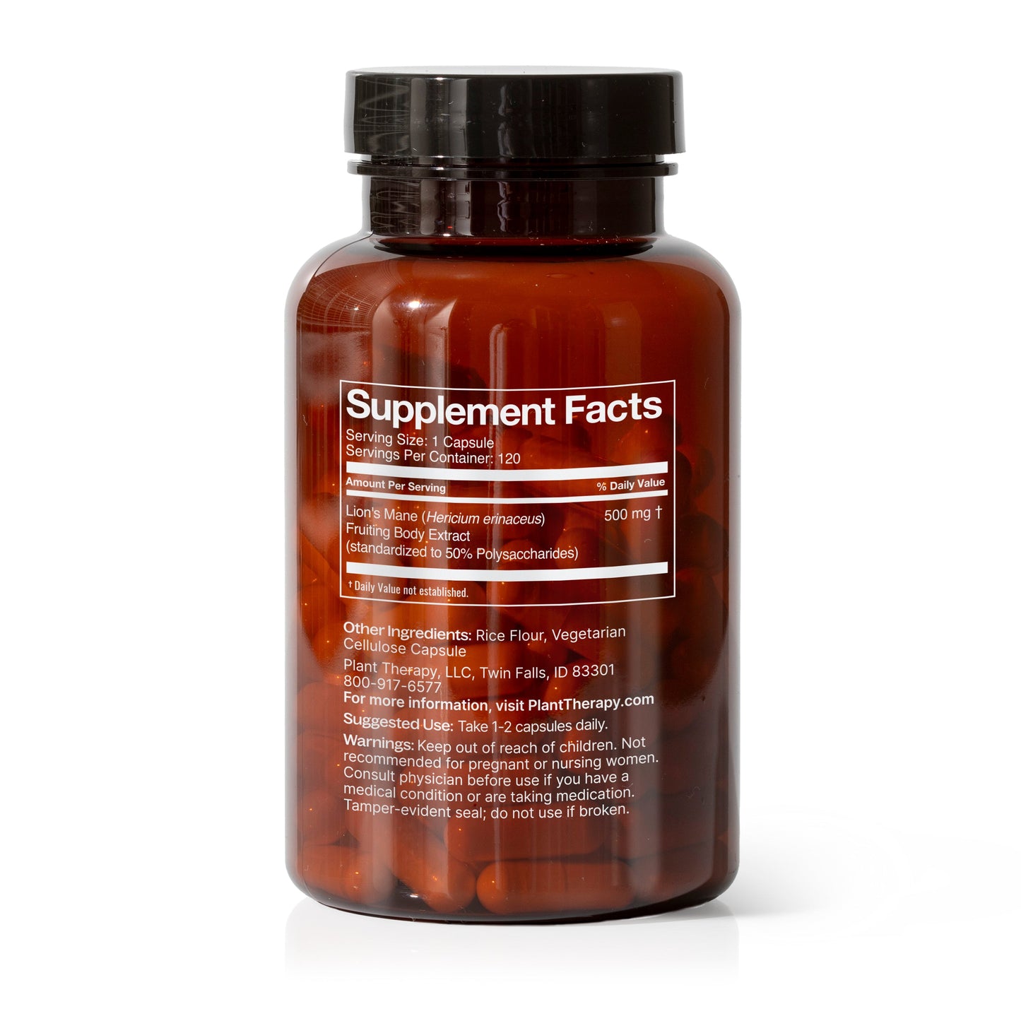 Lion's Mane Herbal Supplement - 120 Capsules - Trending Wellness Store