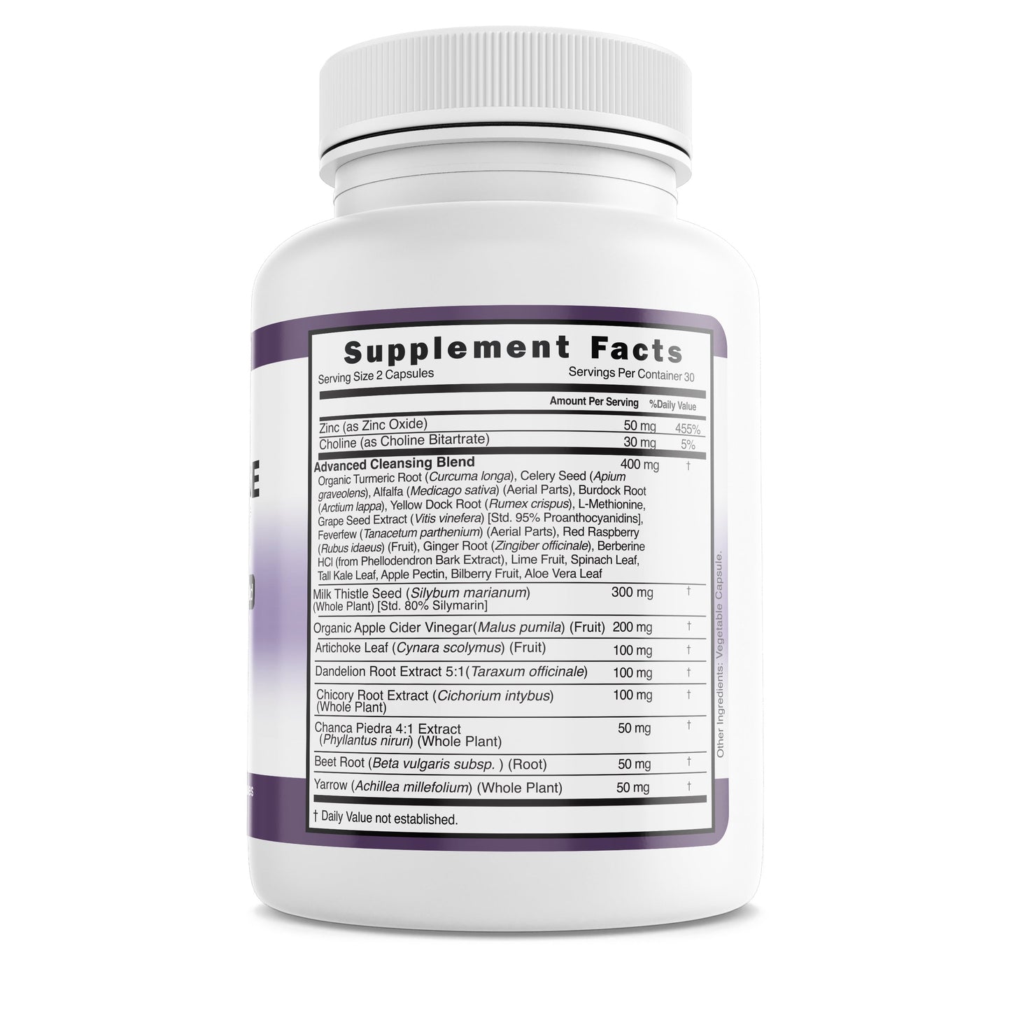Liver Cleanse and Detox Formula - Milk Thistle, Artichoke Extract, Dandelion, and Apple Cider Vinegar - Liver Health Supplement - Trending Wellness Store