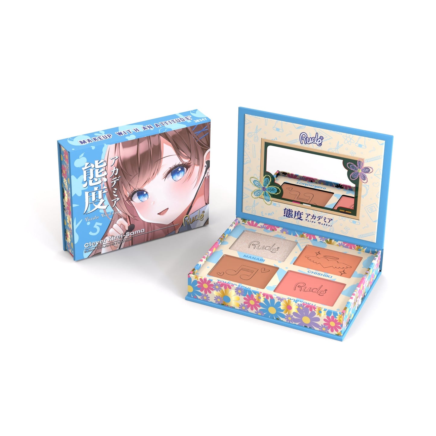 RUDE Manga Face Palette - Clever Kirei-Sama - Trending Wellness Store