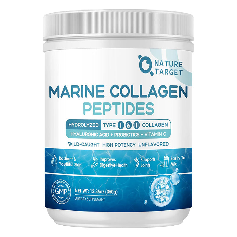 Marine Collagen Peptides Powder, 10 Billion CFUs - Trending Wellness Store