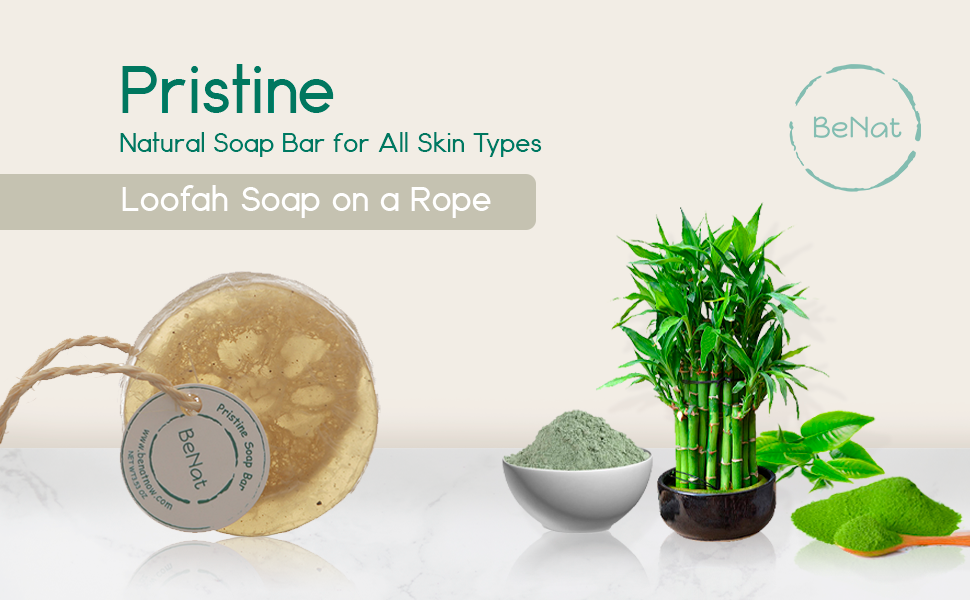 Pristine Soap Bar. Green Clay, Bamboo, and Green Tea. - Trending Wellness Store