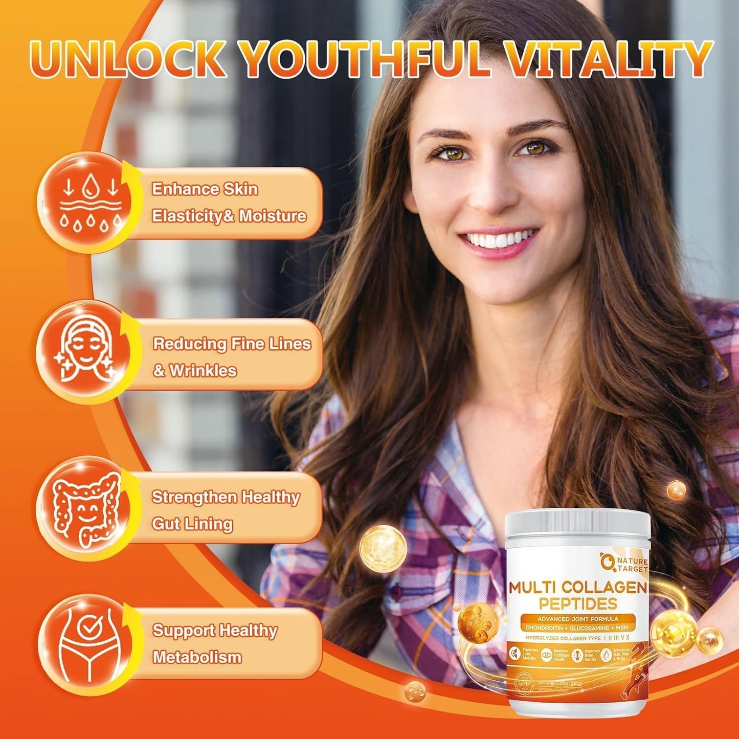 Multi Hydrolyzed Collagen Peptides, 10 Billion CFUs - Trending Wellness Store