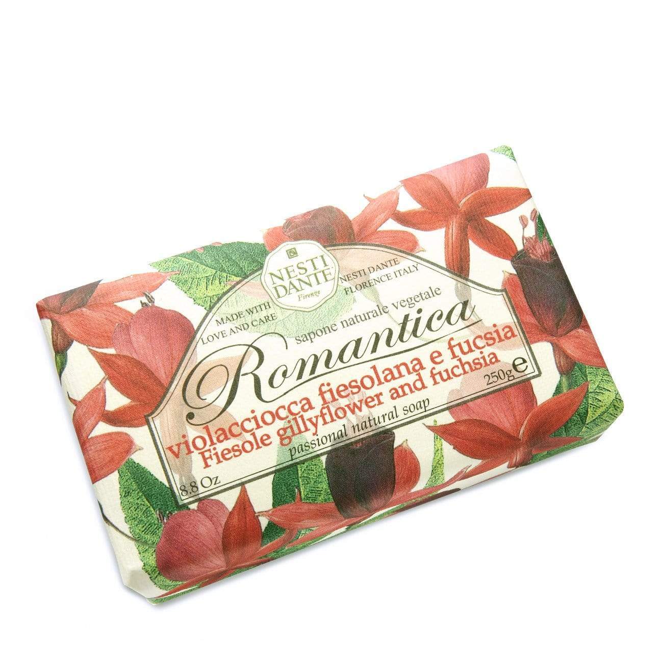 Nesti Dante Fiesole Gillyflower & Fuchsia Soap 250 gr - Trending Wellness Store