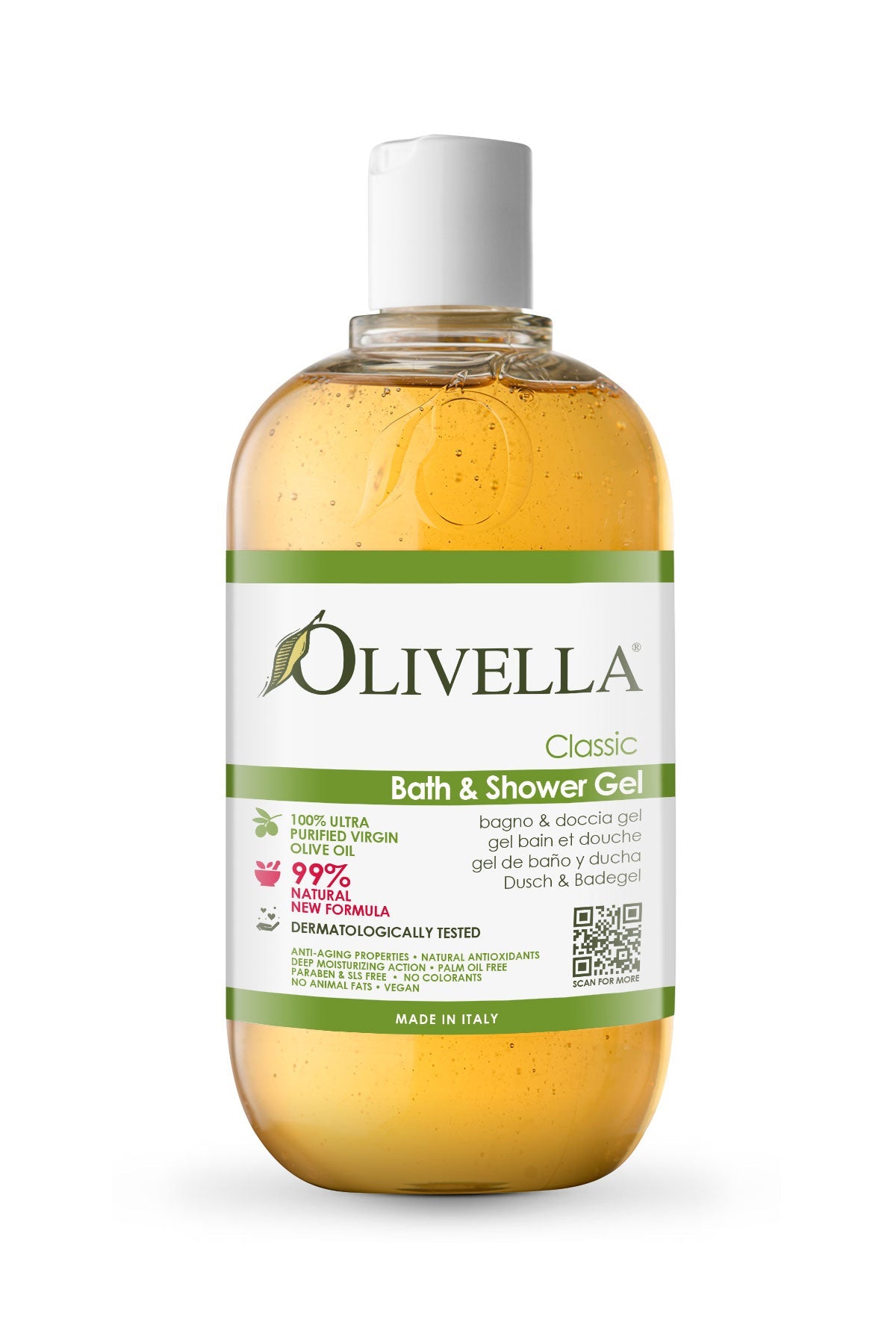 OLIVELLA Bath & Shower Gel Classic 500 ml - Trending Wellness Store