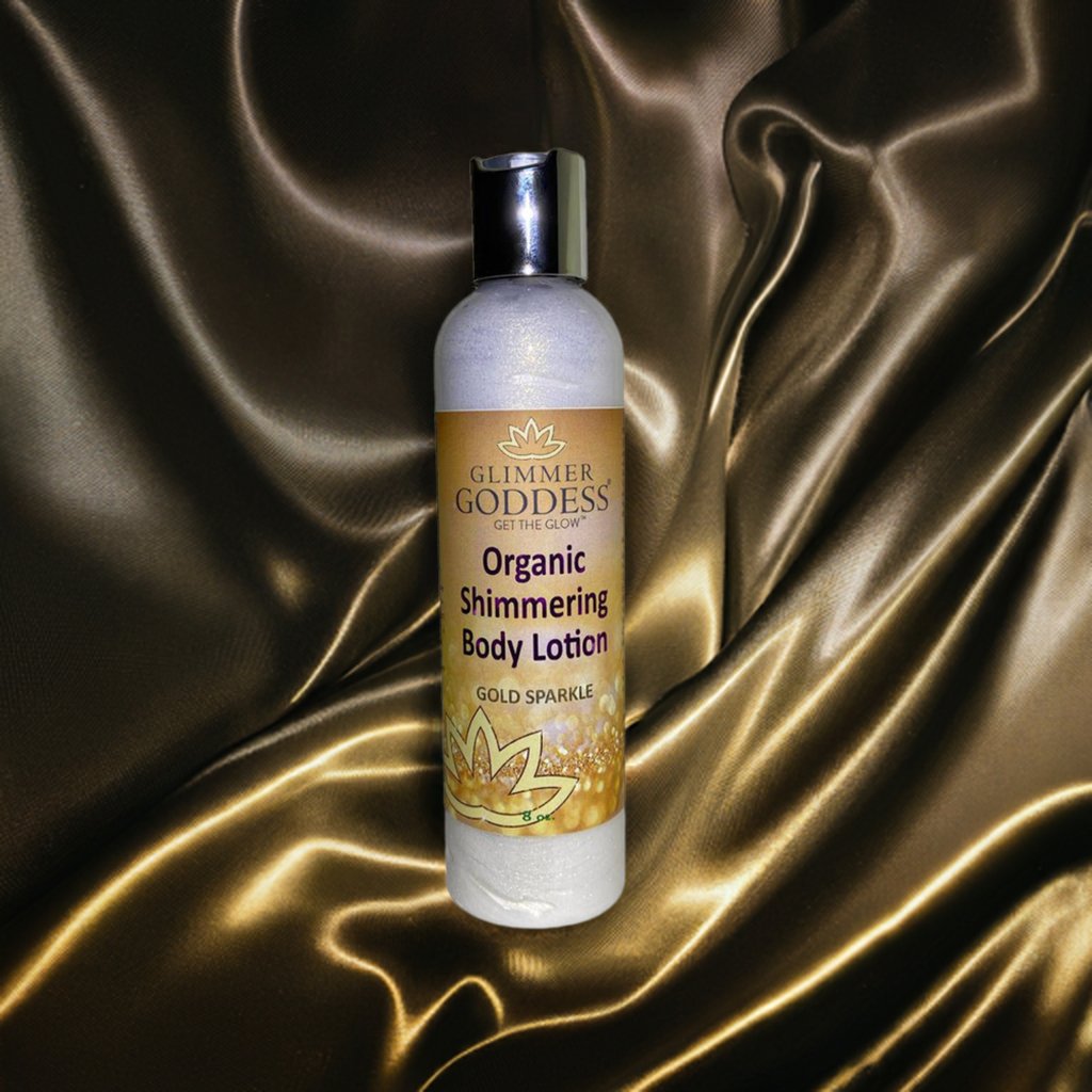 Organic Gold Shimmer Body Lotion - Trending Wellness Store