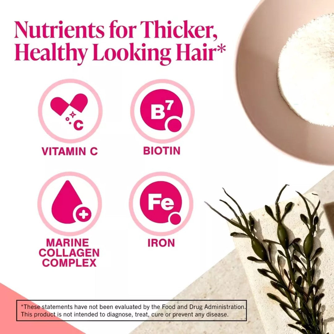 Viviscal Women's Hair Growth Supplement | 180 Tablets | Clinically Proven Formula with Biotin & Marine Extracts for Thicker, Fuller Hair - Trending Wellness Store