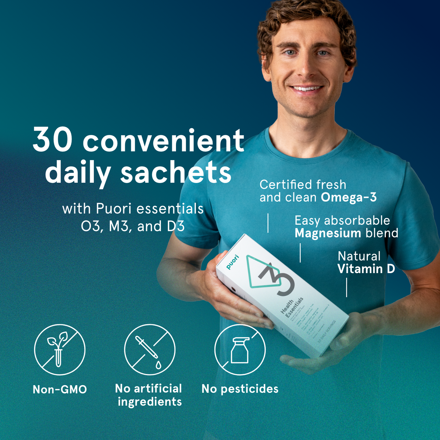 P3 - Health Essentials Sachets (O3, M3, D3) - Trending Wellness Store