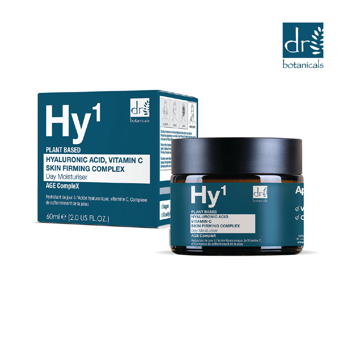 Hyaluronic Acid 1% & Vitamin C 1% & Skin Firming Complex 1% Day Moisturiser 60ml - Trending Wellness Store