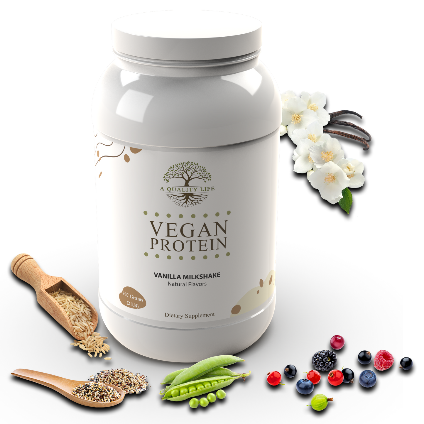 Vegan Protein Vanilla Milkshake - Trending Wellness Store