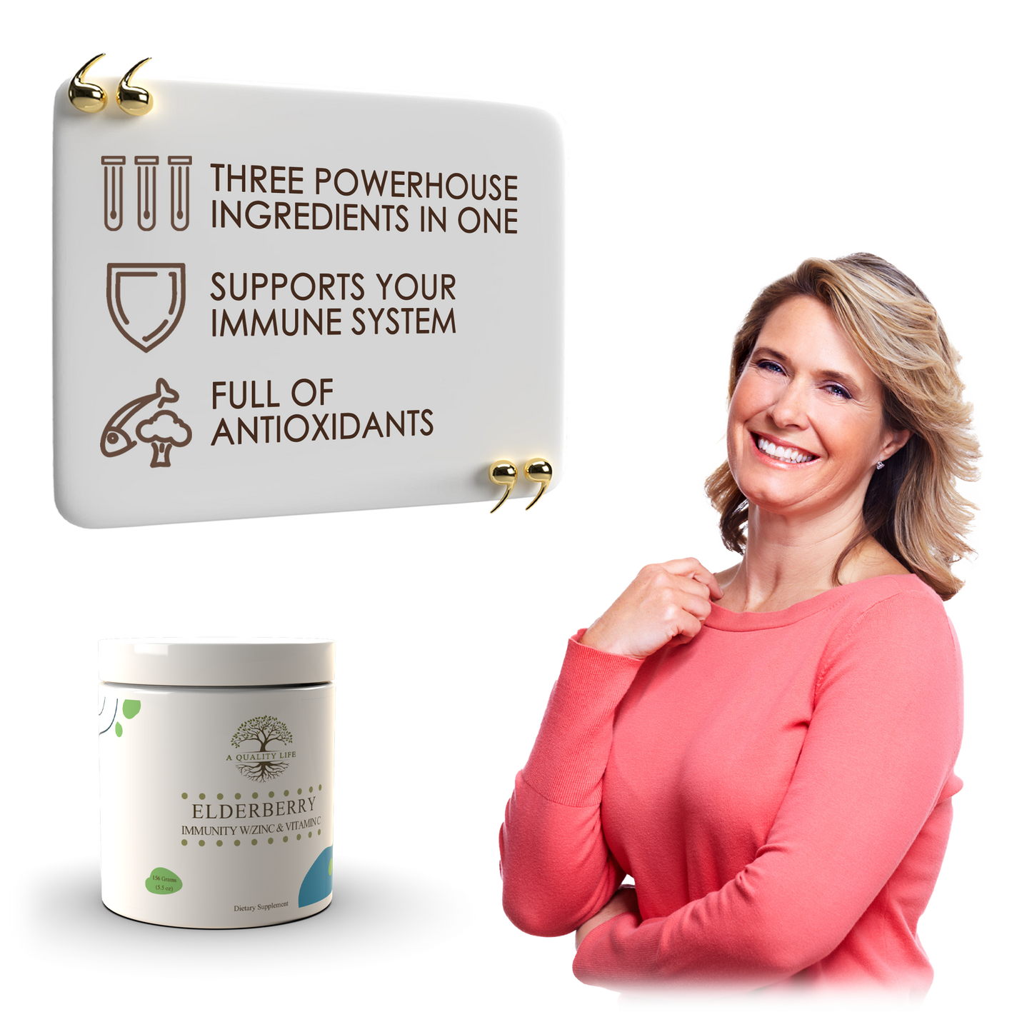 Elderberry, Zinc and Vitamin C Formula - Trending Wellness Store