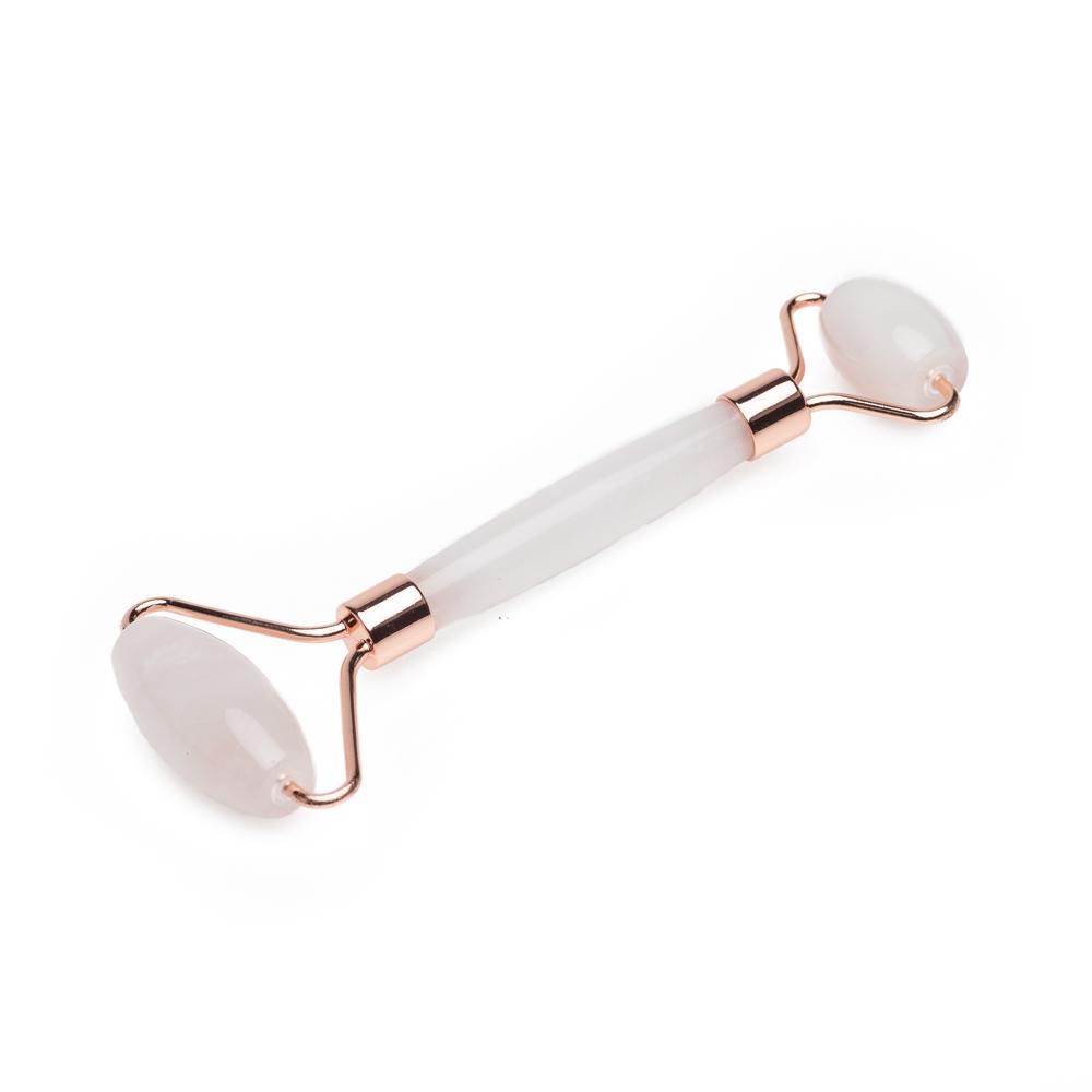 Genuine Rose Quartz Roller - Massage for Skin Tightening and Firming - Trending Wellness Store