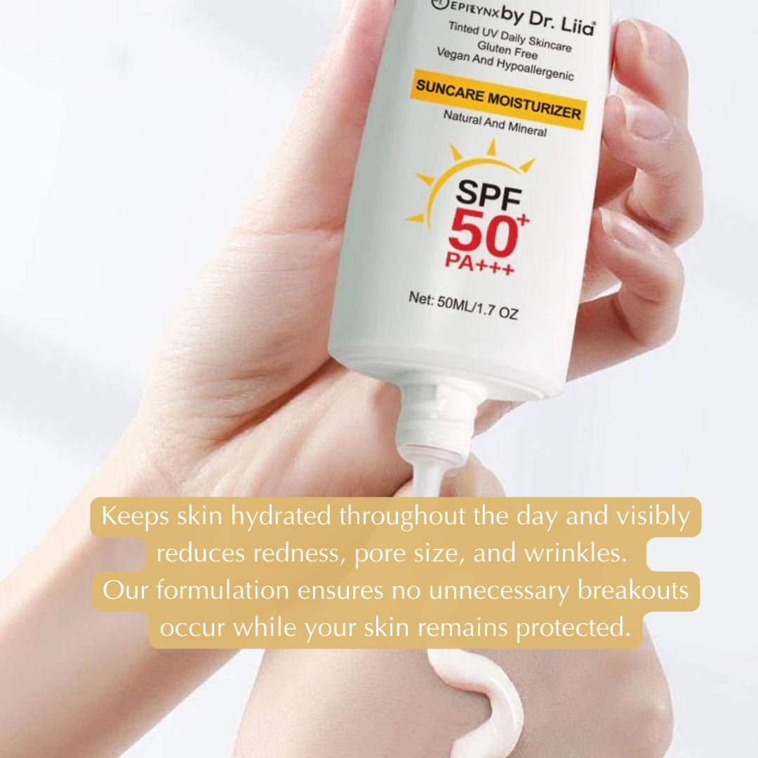 SPF 50 Mineral Moisturizer – Hydrating, Vegan & Sensitive-Skin Friendly - Trending Wellness Store