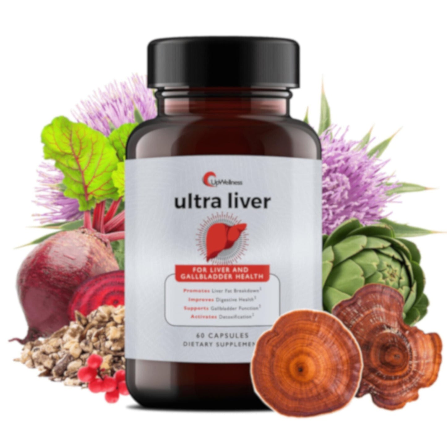 Ultra Liver Supplement for Liver Support and Gallbladder Support 60 Capsules - Trending Wellness Store