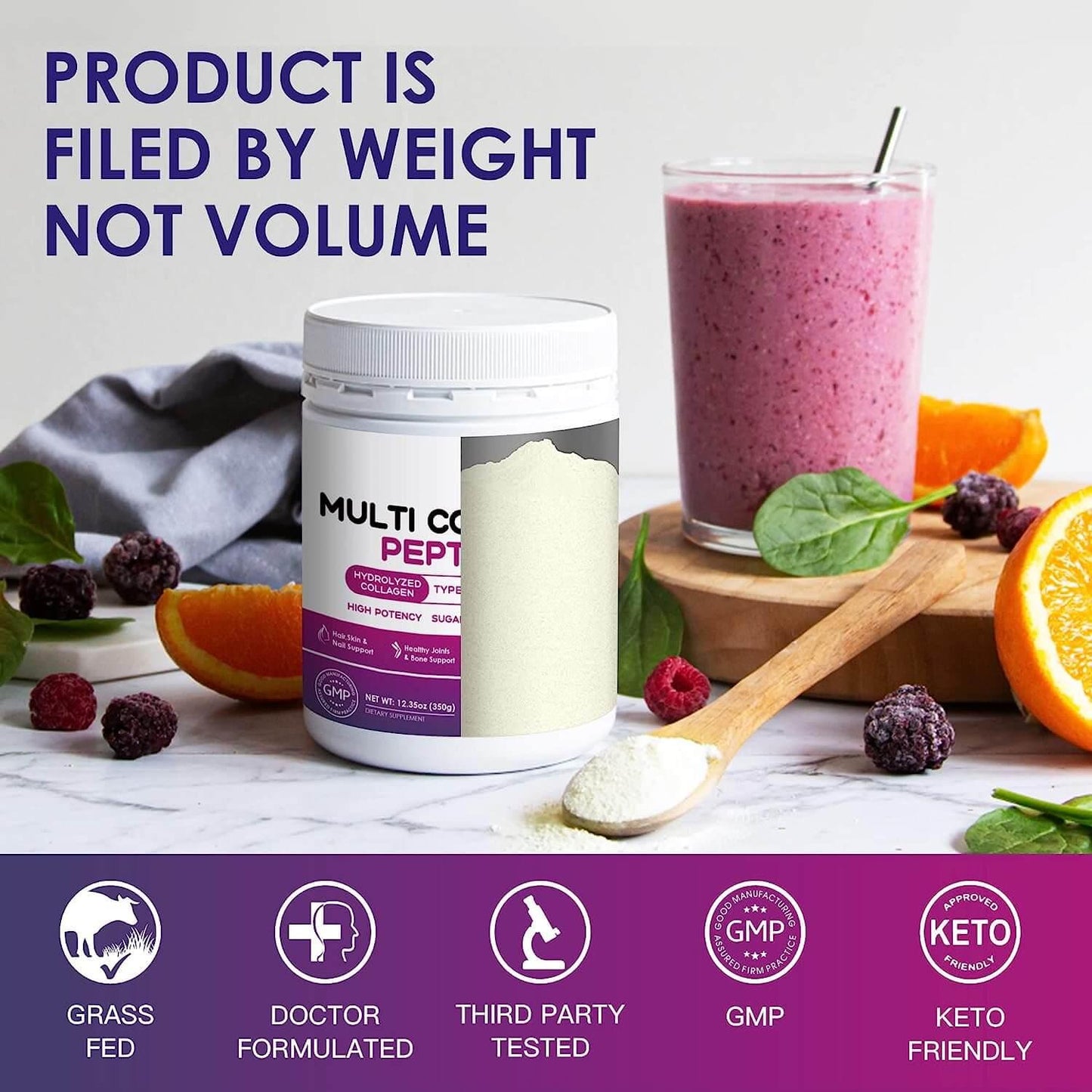 Women’s Hydrolyzed Collagen Powder, 9200mg - Trending Wellness Store